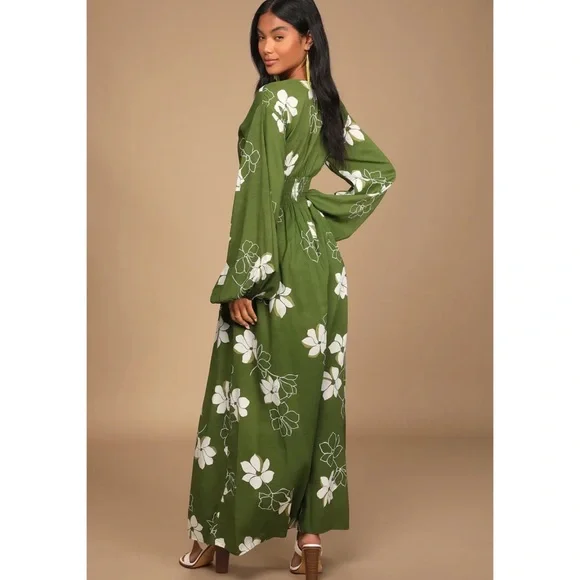 Billabong Floral Maxi Dress Night Bloom - Picture 7 of 14